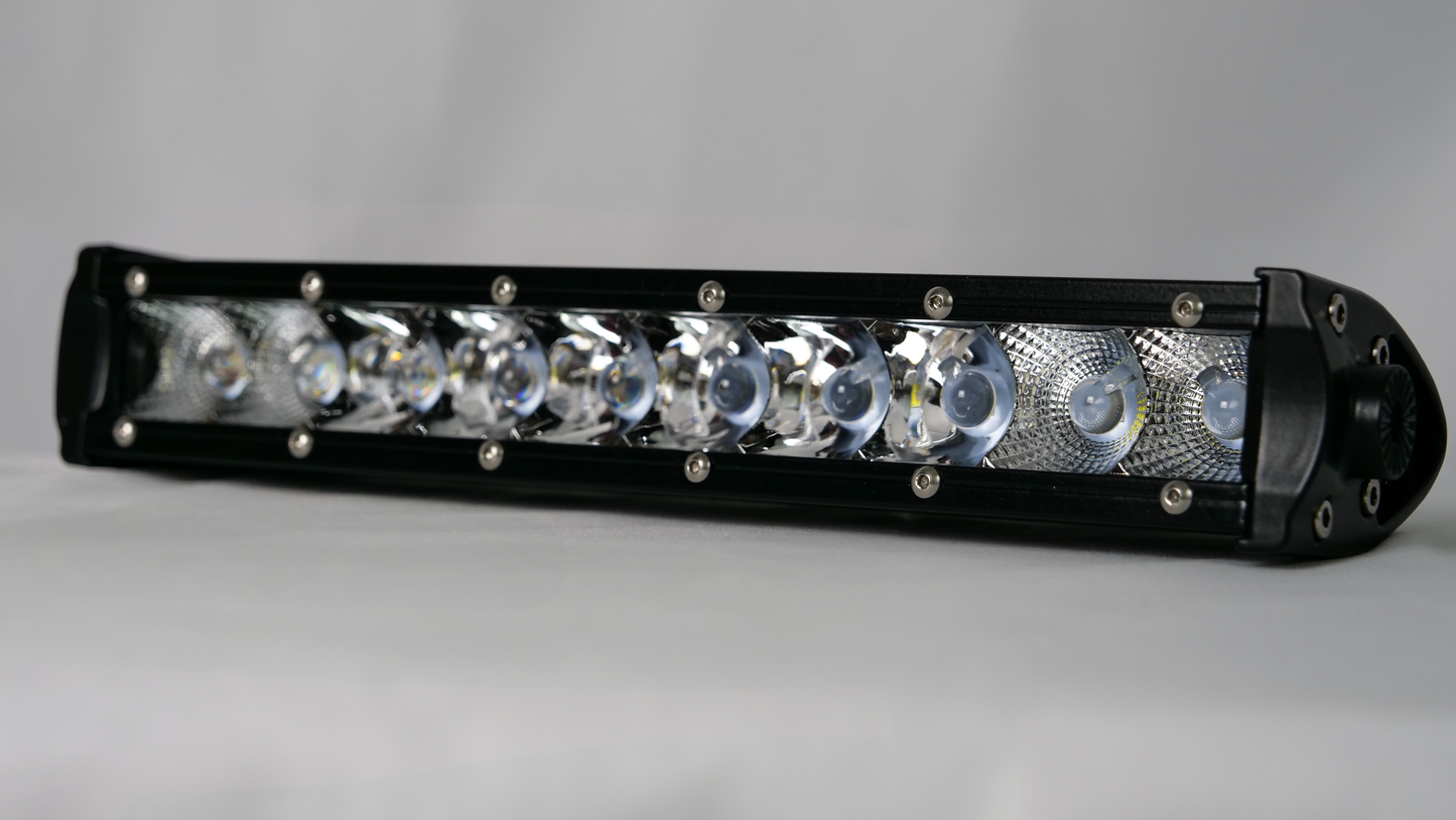 QUAKE LED 13" SLIM LED LIGHT BAR, 50 WATT COMBO