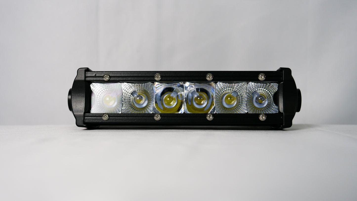 QUAKE LED 9" SLIM LED LIGHT BAR, 30 WATT COMBO