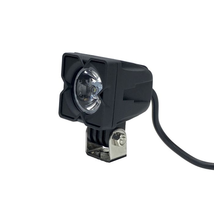 QUAKE LED 2" SQUARE QUANTUM SERIES LED LIGHT FLOOD, BLACK