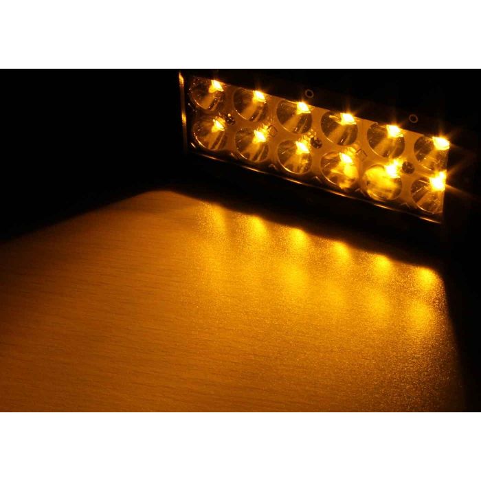 QUAKE LED 8" MAGMA LED LIGHT BAR, AMBER