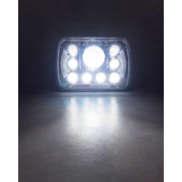 QUAKE LED 5" X 7" HEADLIGHT RECTANGLE TEMPEST SERIES LED LIGHT