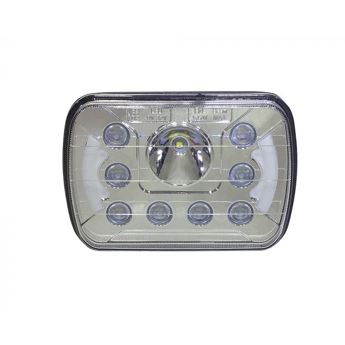 QUAKE LED 5" X 7" HEADLIGHT RECTANGLE TEMPEST SERIES LED LIGHT