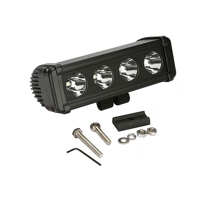 QUAKE LED 9" ROUGE LED LIGHT BAR 40 WATT SPOT