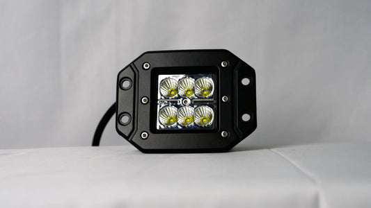 QUAKE LED 5" SQUARE SEISMIC SERIES LED LIGHT FLOOD, FLUSH MOUNT