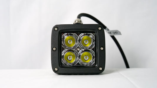 QUAKE LED 3" SQUARE SEISMIC SERIES LED LIGHT SPOT