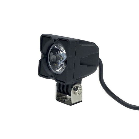 QUAKE LED 2" SQUARE QUANTUM SERIES LED LIGHT FLOOD, BLACK